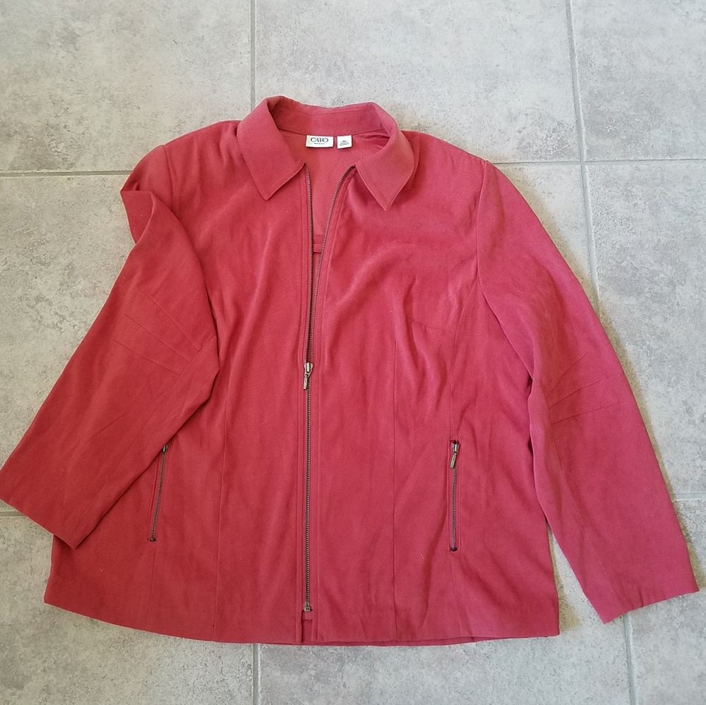 Women's zip-front jacket